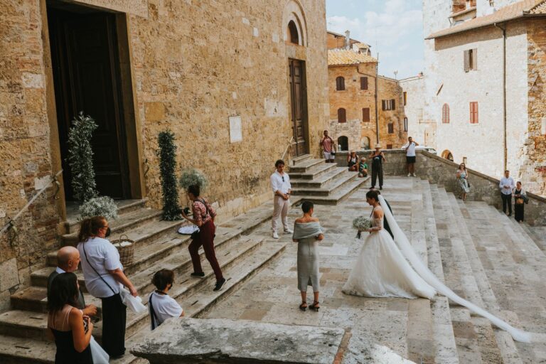 Dua Lipa and Callum Turner toast Sicily wedding party