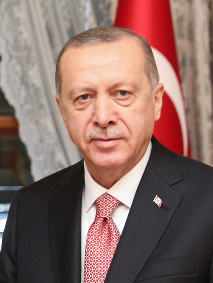 Recep Erdogan portrait