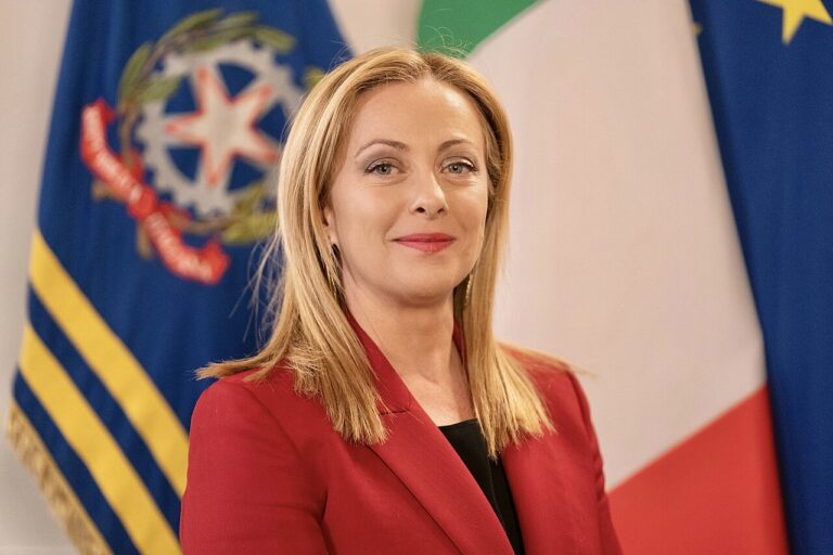 Giorgia Meloni portrait officiel